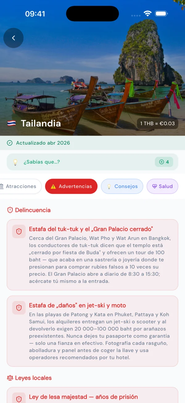 Scam alerts